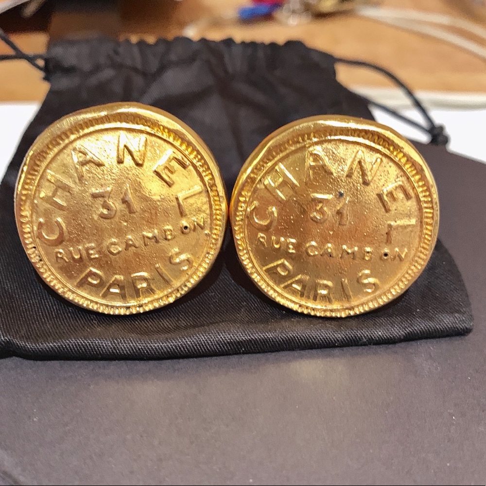Vintage Chanel 31 Rue Cambon Earrings (SOLD) - Picture 1 of 7